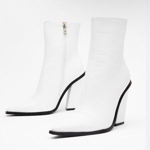 Nasty Gal- Just Croc off faux leather boots